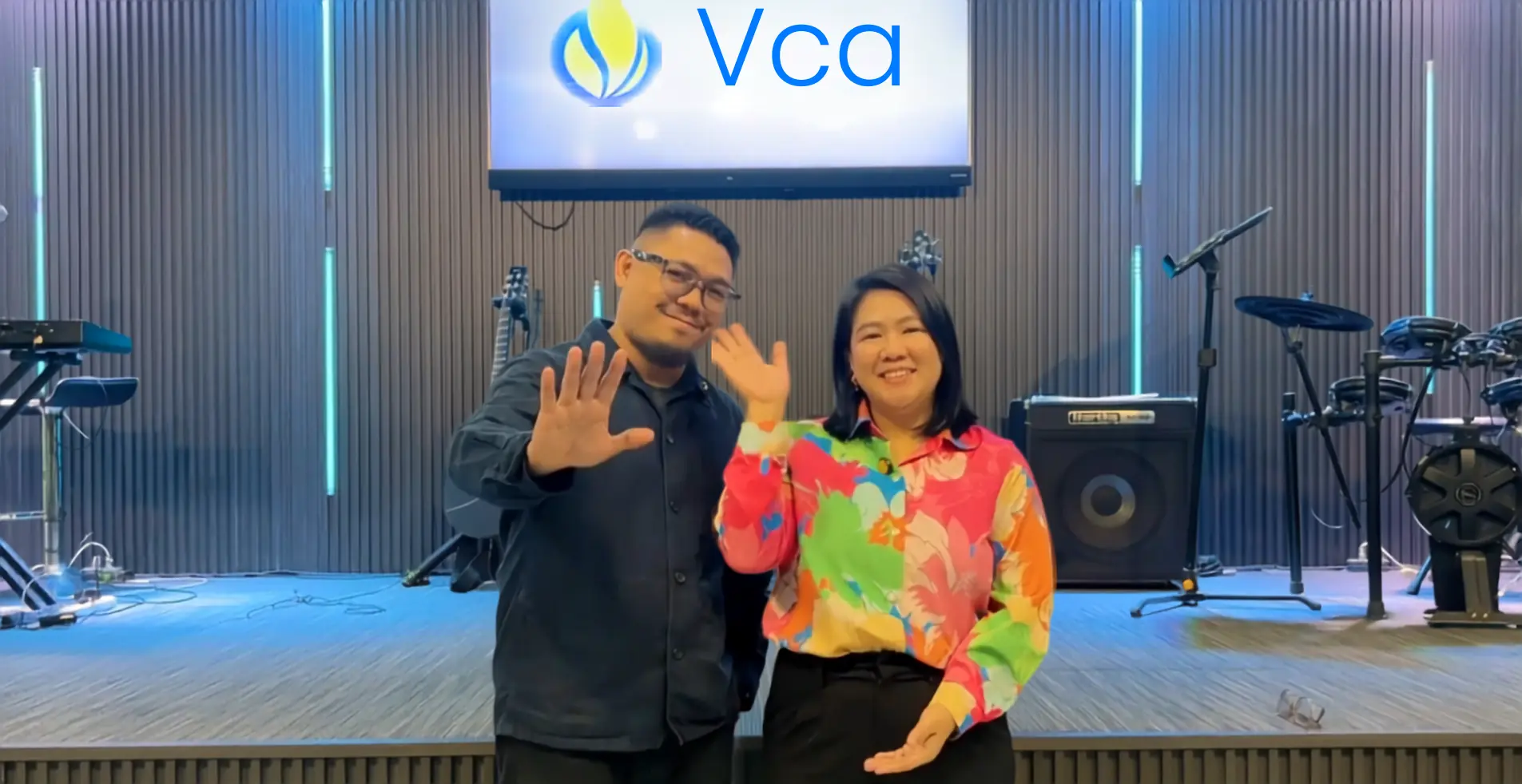 Welcoming visitors to VCA Muzon